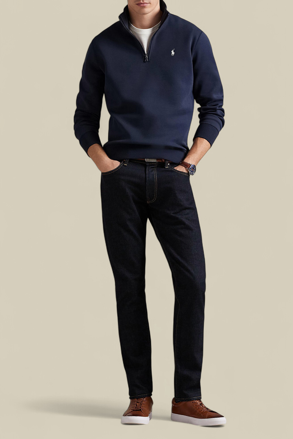 תמונת כל הלוק של סריג כותנה